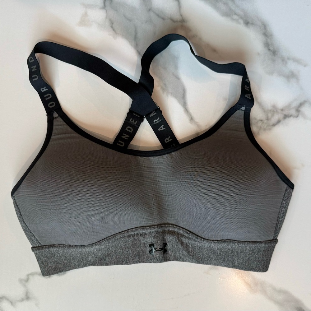 Under Armour Sports Bra Small UA Infinity Medium Support Wireless Back Closure
